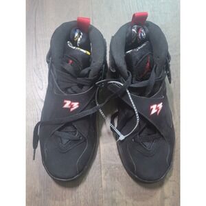 Nike Air Jordan 8 VIII Retro Boys Size 6Y Black Red Basketball Shoes 305368-062